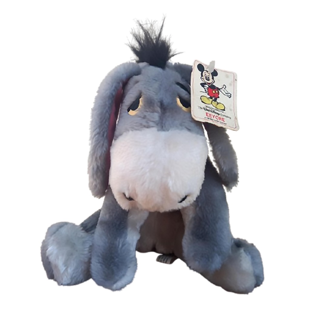 Pelúcia Burro Bizonho Ió Oió Eeyore Ursinho Puff Pooh Original Vintage ...