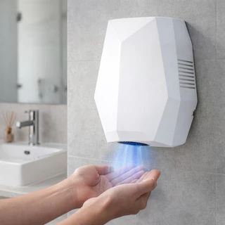 Secadores De Mão Para Banheiro Comercial 1000w Automático em Oferta na Shopee