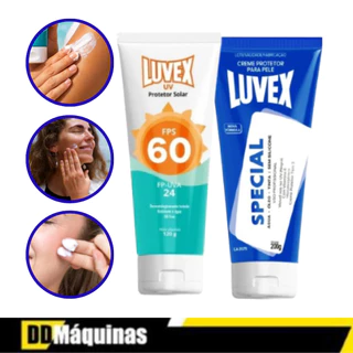 Kit Protetor Solar Uva Uvb Fator 60 + Creme Protetor Special para as Mãos Grupo 3 200g - Luvex em Oferta na Shopee