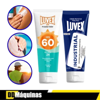 Kit Protetor Solar Uva Uvb Fator 60 + Creme Industrial Proteção para Atividades Profissionais 200g - Luvex em Oferta na Shopee