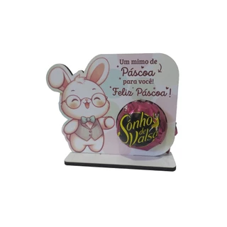 Kit porta bombom coelho da Páscoa 9cm Mdf 3mm adesivado Lembrancinha 20/30/40/50 ou 100 unidades em Oferta na Shopee