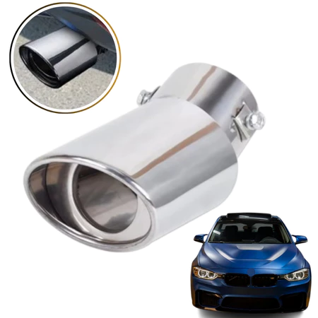 Ponteira Universal Escapamento Cromada Esportivo Acessorios