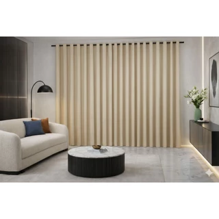 Cortina Roma 3,00m X 2,50 Oxford Com Ilhos Para Varão Material Durável em Oferta na Shopee