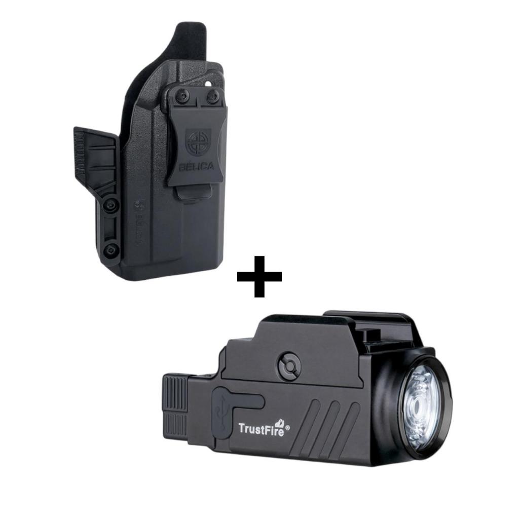 Kit Coldre Velado G-flash Bélica + Lanterna Dedicada Trustfire
