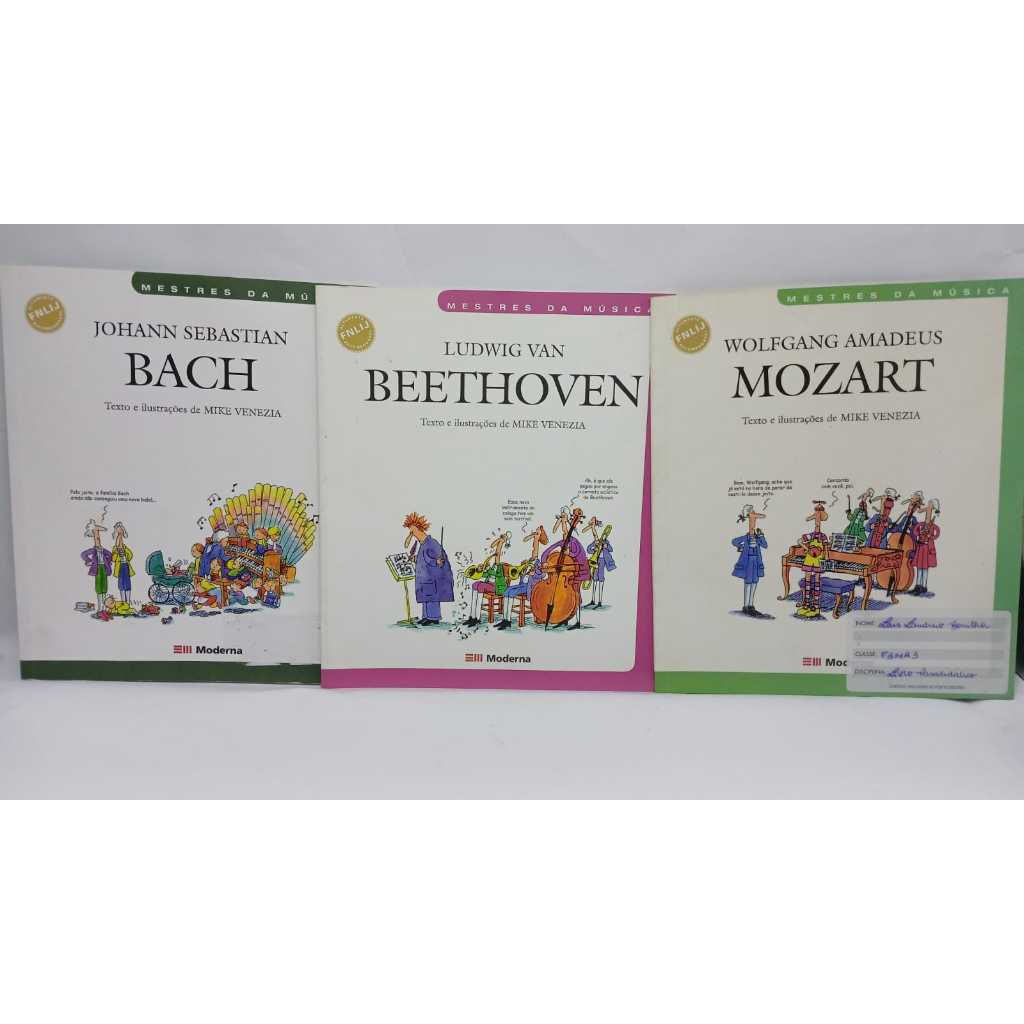 Coleção Livros Mestres da Música para Crianças Mozart Beethoven