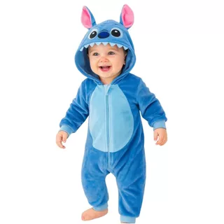 Macacão Infantil Roupa para Bebê Pijama Inverno Stitch Macio Fantasia Carnaval em Oferta na Shopee