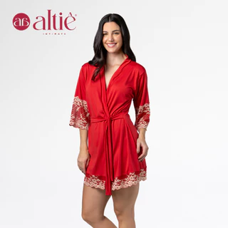 Robe Curto Bicolor Feminino Luxo | Elegância, Conforto e Estilo. em Oferta na Shopee