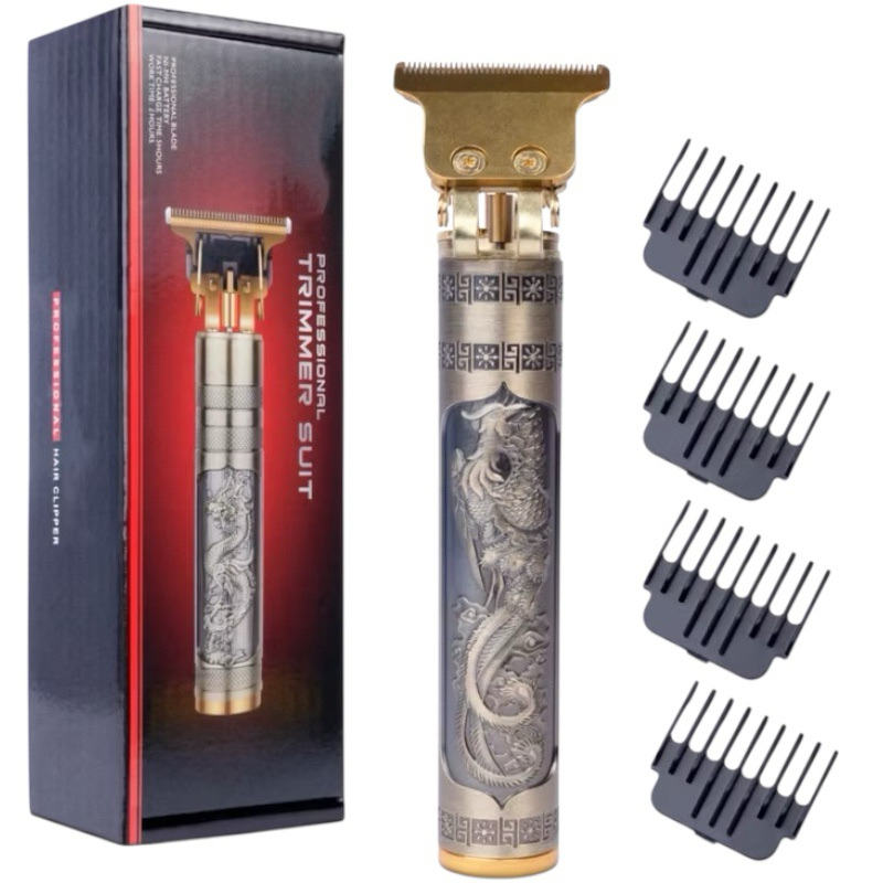 Máquina de Cortar Cabelo e Aparar Barba – Recarregável, Profissional ...