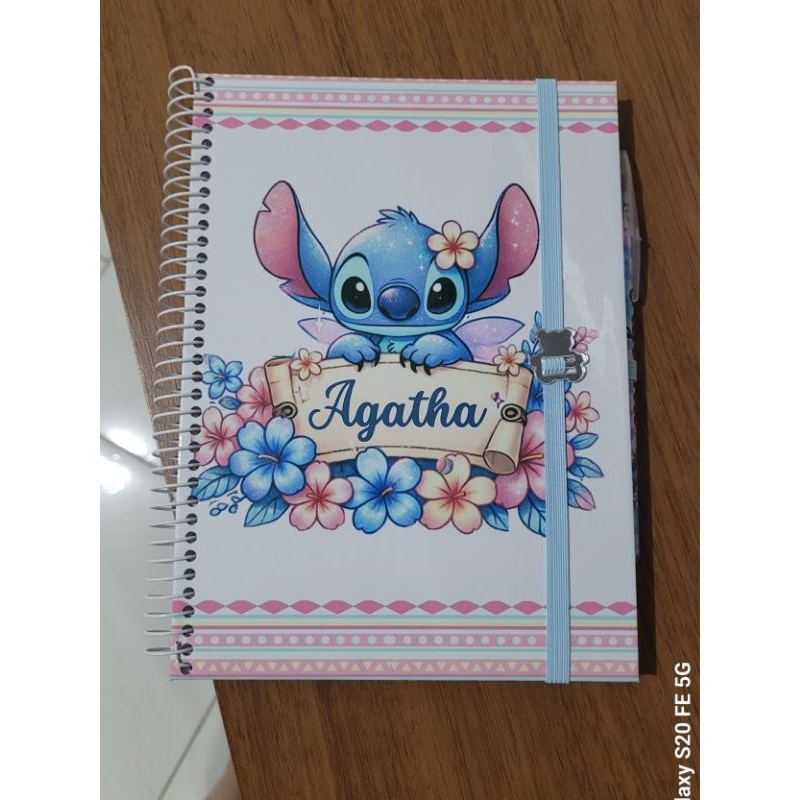Caderno personalizado do Stitch | Shopee Brasil