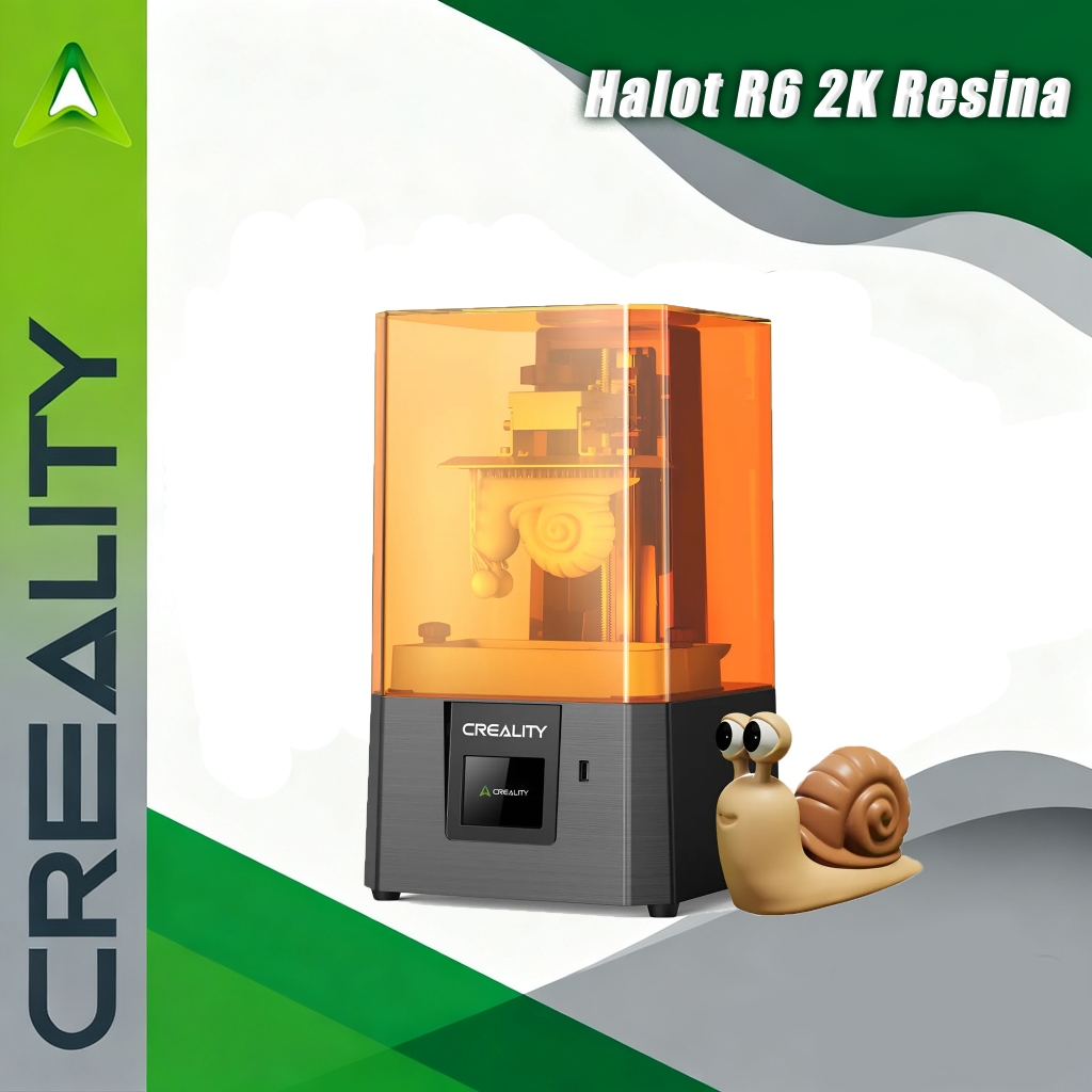 CREALITY | Impressora 3d CREALITY Halot R6 Resina Bivolt 127/220v Cinza ...