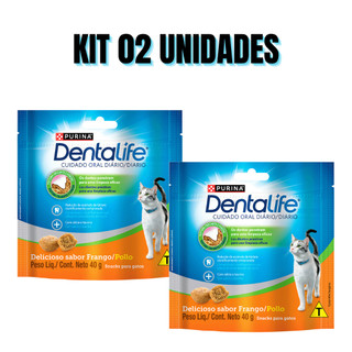 PETISCO GATO DENTALIFE PURINA NESTLÉ 40G KIT 02 UN PROMOÇÃO em Oferta na Shopee
