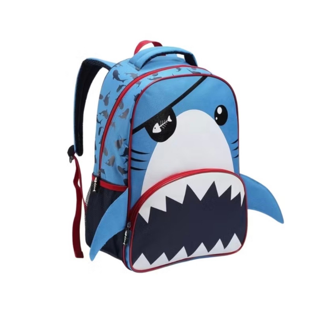 Mochila Infantil Tubarão 3D Escolar Menino Divertida | Shopee Brasil