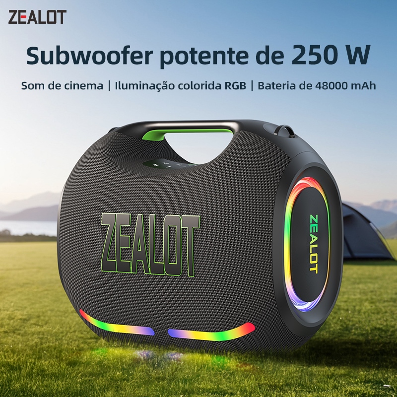 Caixa de Som De Zealot em Oferta | Shopee 2026
