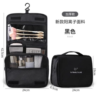 Nécessaire Bolsa Organizadora De Viagem Maquiagem Higiene Pessoal Com Divisória e Gancho Gancho Cabide Presente Prático em Oferta na Shopee