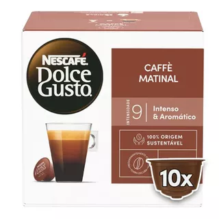 Dolce Gusto Caffe Matinal 10 Cápsulas Caixa Fechada Original em Oferta na Shopee
