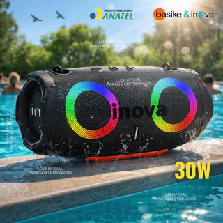 [ORIGINAL] CAIXA DE SOM A PROVA D'ÁGUA IPX6 FUNÇÃO TWS BLUETOOTH DE ALTA POTÊNCIA 30W - MODELO XTREM em Oferta na Shopee