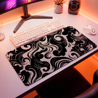 Mousepad Minimalista Moderno Elegante Gamer Tamanhos Variados Estampado C/ Borda Costurada Reforçada Speed Pc Modelos