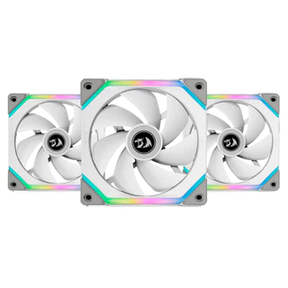 Kit de Fan Lian Li Uni Fan SL120 Redragon Spec Branco UF-SL120-3W SI