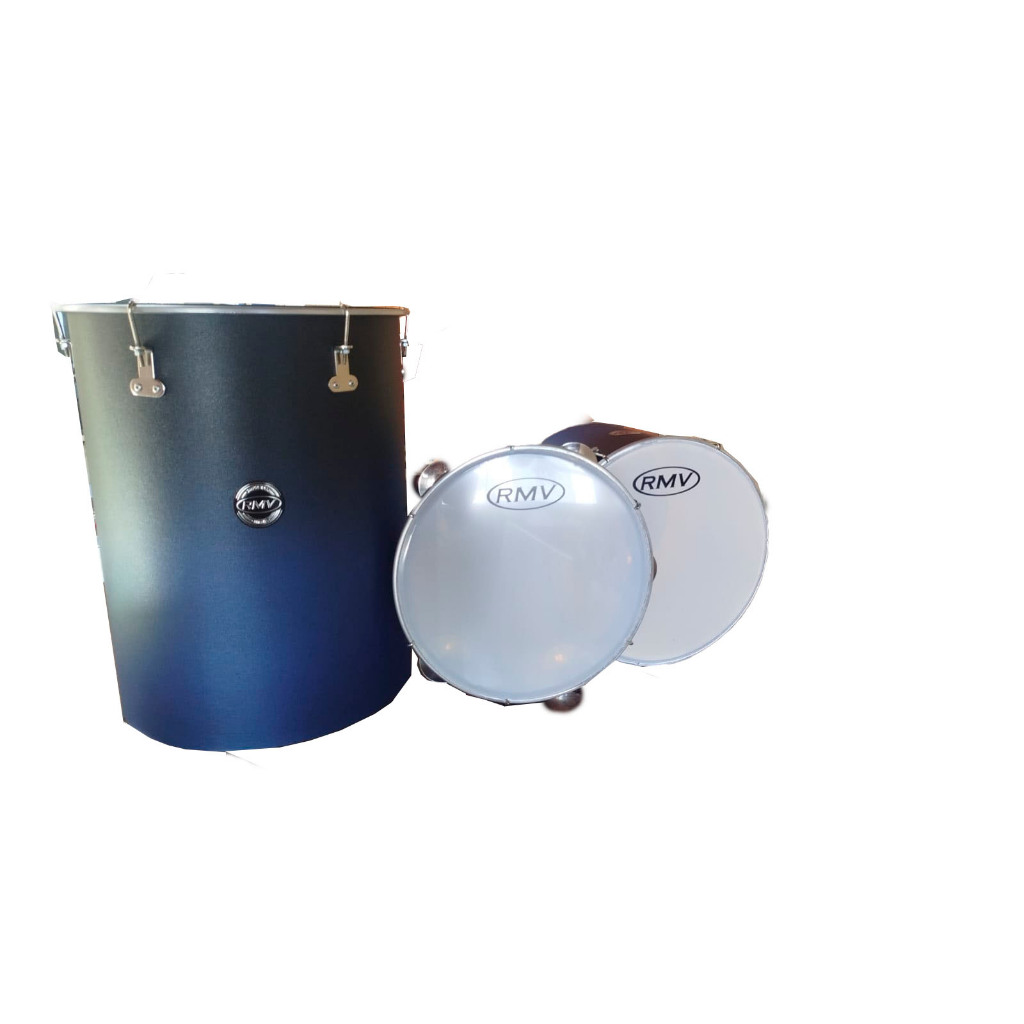 Kit Samba e Pagode RMV Repique,Rebolo e Pandeiro Azul | Shopee Brasil