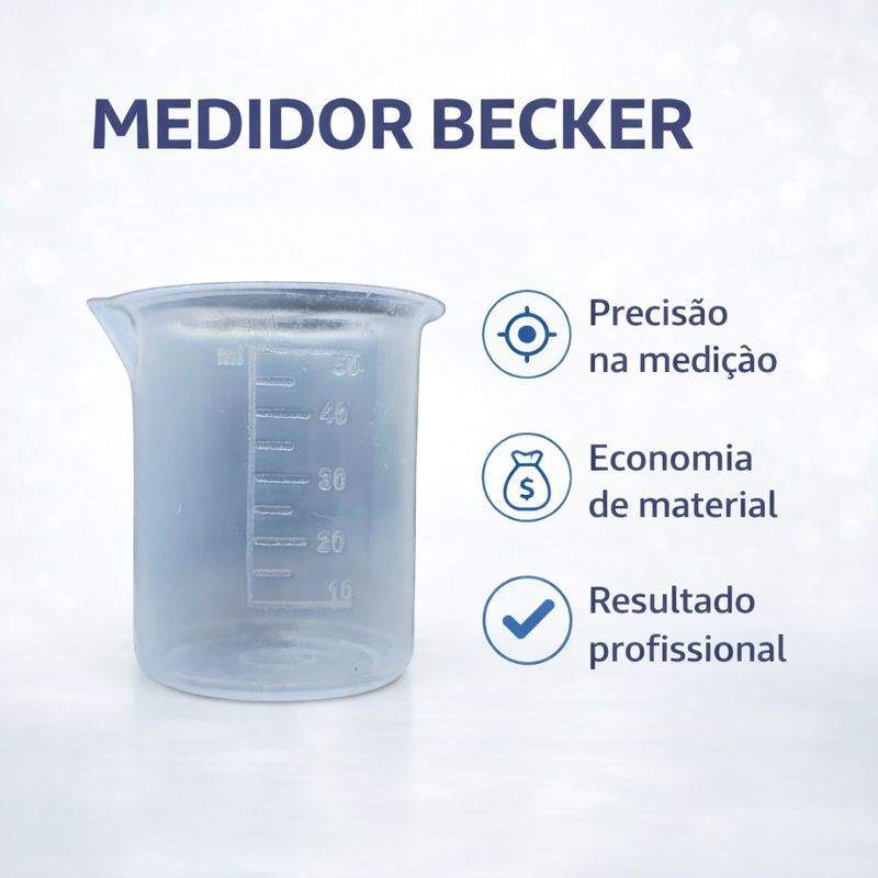Copo Becker Graduado Alto Relevo – Medição Precisa e Resistente ...