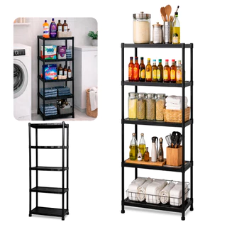 Estante Prateleira Modular Multiuso Organizadora Plástico Reforçado Unishop 5 Andares em Oferta na Shopee