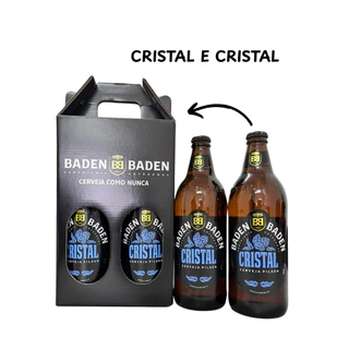 Cerveja Baden Baden Cristal na caixa de Presente C/2unid 600ml cada