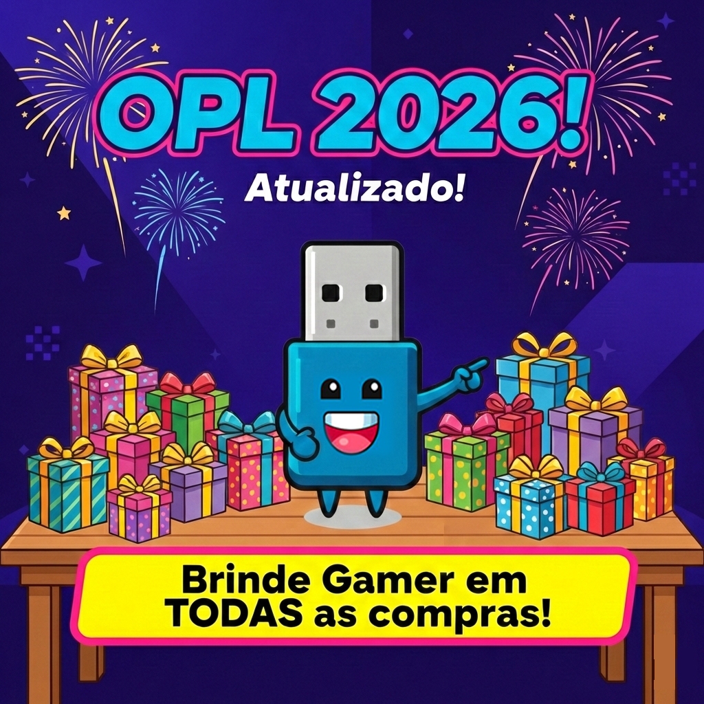 Opl - Memory Card + Pendrive 64gb - Brindes em todas as compras ...
