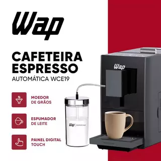 Cafeteira WAP Espresso Automática Aroma WCE19 Prosdócimo com Moedor de Grãos 127V em Oferta na Shopee