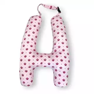 Almofada H Protetora Pescoço Cinto Segurança Carro /viagem escolher na variação com apoio ou sem apoio em Oferta na Shopee