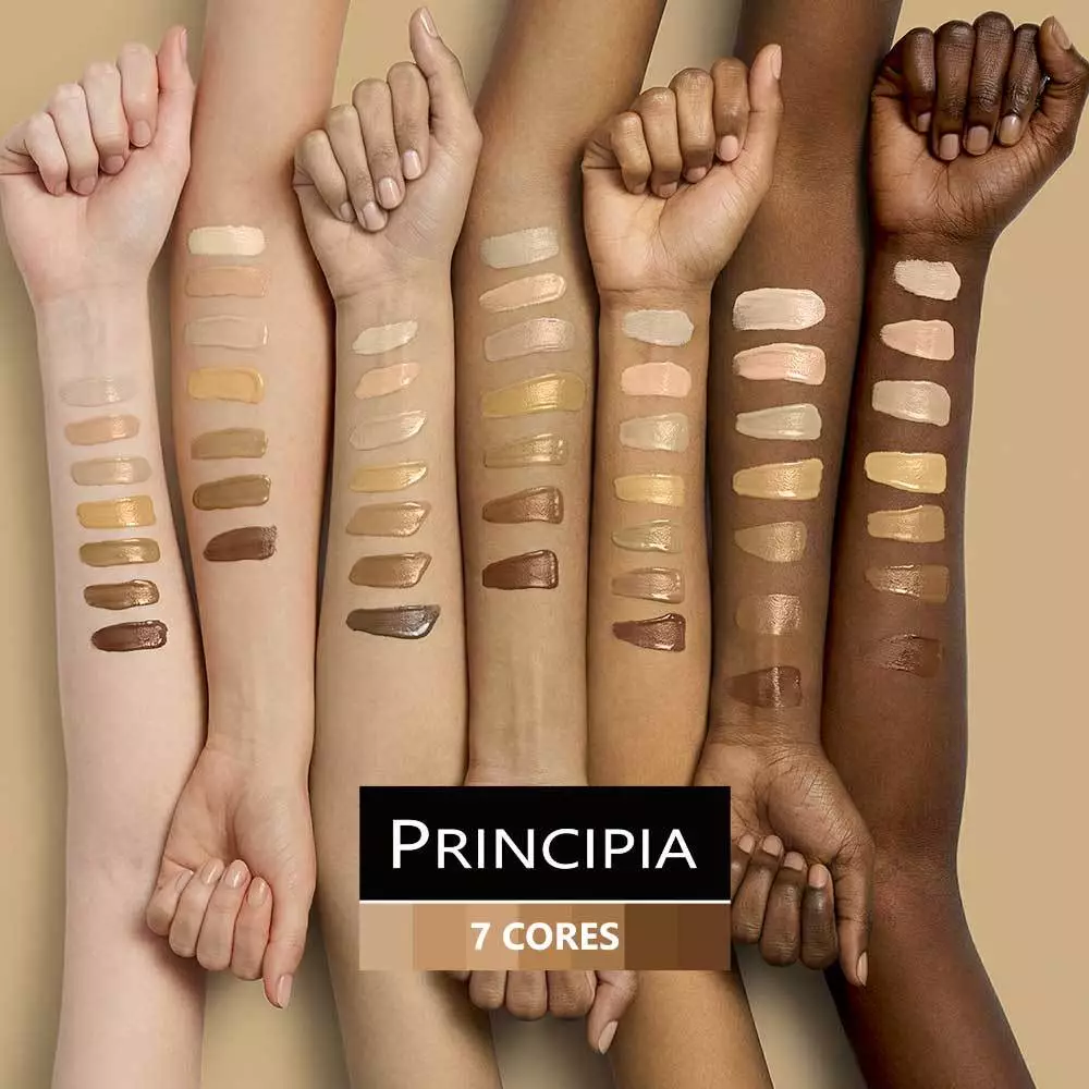 Principia Protetor Solar PS-05 Cor 2.0 c/ 14,5% Mix de Filtros UV + 5% Niacinamida FPS 70 - 30ml