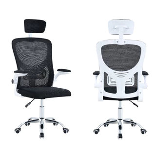 Cadeira Giratória Office Supreme Mesh Escritório Ergonômica com Encosto Reclinável