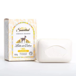 Sabonete Cremoso Leite de Cabra e Mel 100g - SUAVITRAT em Oferta na Shopee