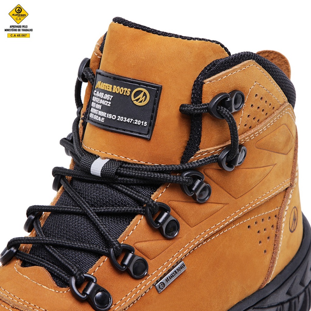 Bota Para Trabalho 2066 Palmilha Gel C.A | Shopee Brasil