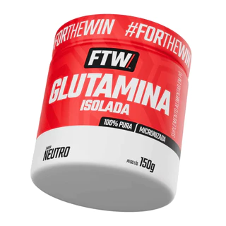 FTW Glutamina Isolada 100% Pura Pote 150g - Ultra Absorção em Oferta na Shopee