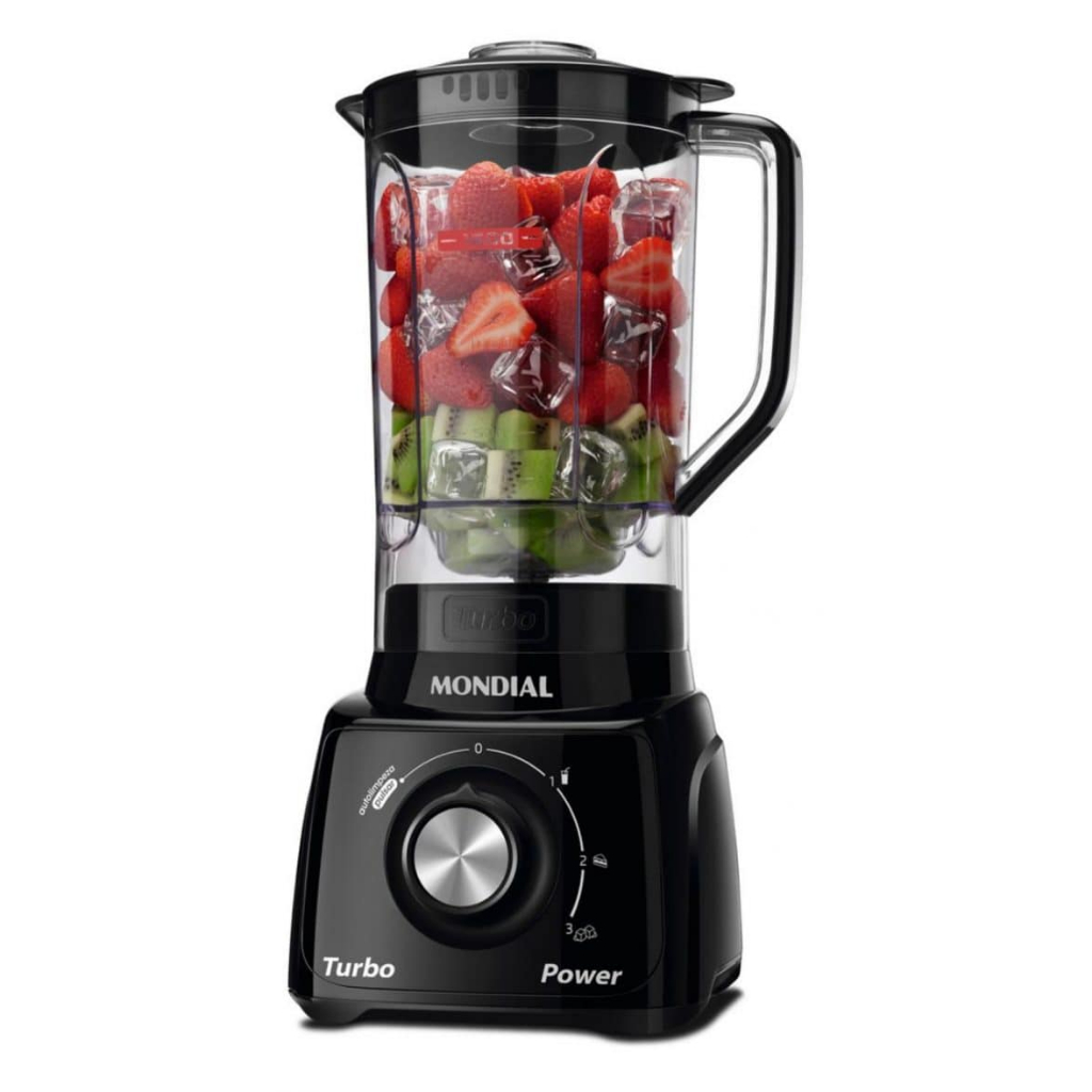Liquidificador Turbo Power Mondial 550W – L-99 FB