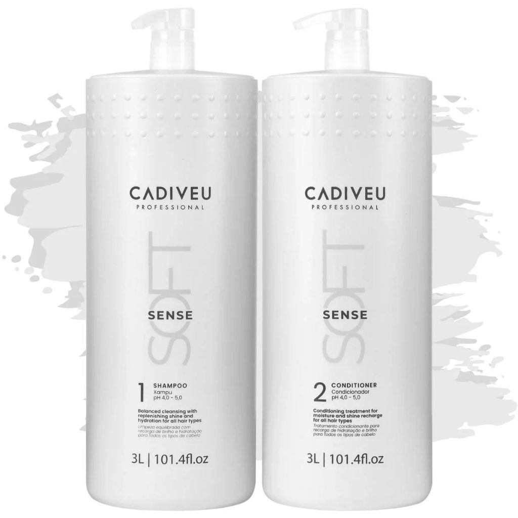 KIT SOFT SENSE CADIVEU 3 LITROS | Shopee Brasil