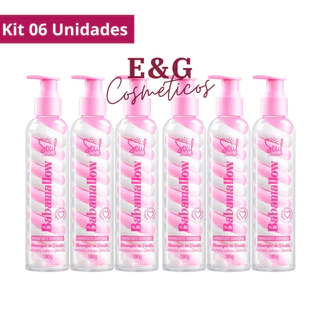 Kit 06 Hidratante Corporal Babamallow Merengue de Vanilla 180g Soul Cosméticos