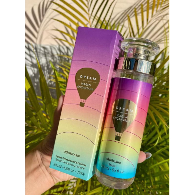viagem encantada Splash dream o boticário desodorante colônia 200 ml em Oferta na Shopee