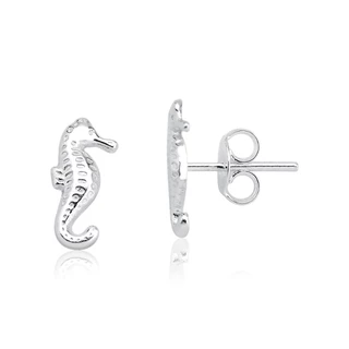 Brincos cavalo marinho prata 925 em Oferta na Shopee