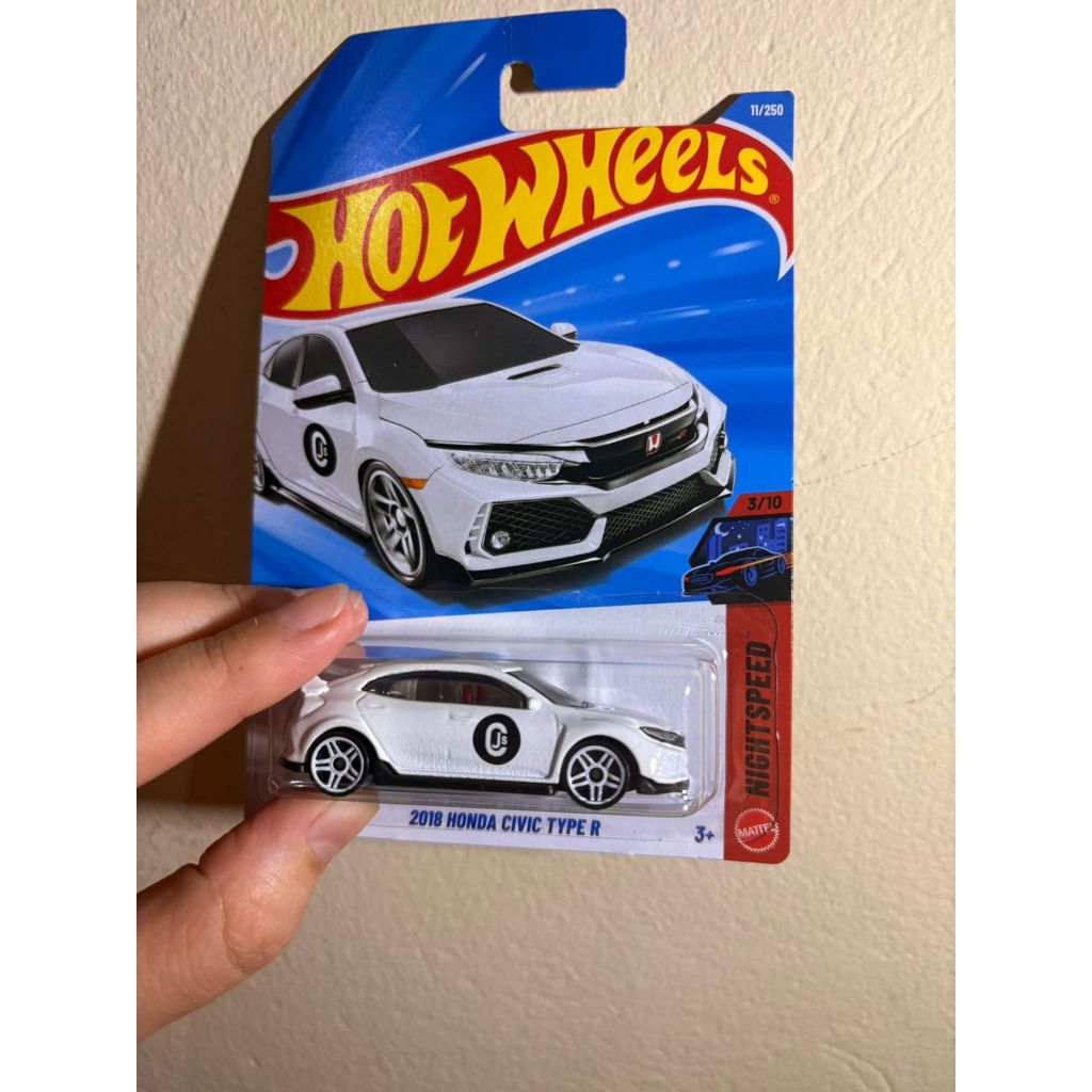 Hot Wheels 1:64 Honda Civic Type R Police 2018 - Édition Mainlines 2023 #4/10, Modèle Métal Neuf