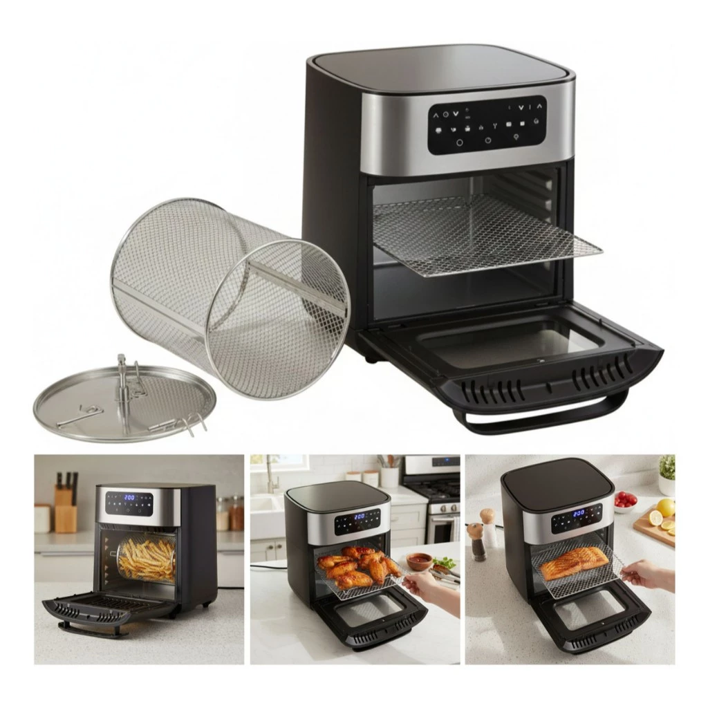 Fritadeira Air Fryer 12 Litros Sem Óleo 1700W Elétrica 127V 220V