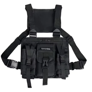 Bolsa De Peito Motoboy Masculina Unissex Estilo Colete Bag Peitoral 1958