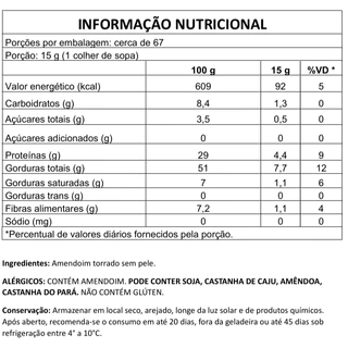Pasta De Amendoim Integral Vo Francisco 1,01kg cremosa