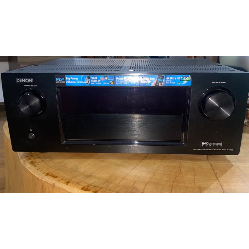 Denon AVR-X4000 Receiver In-Command Series 7.2 Canais | Shopee Brasil