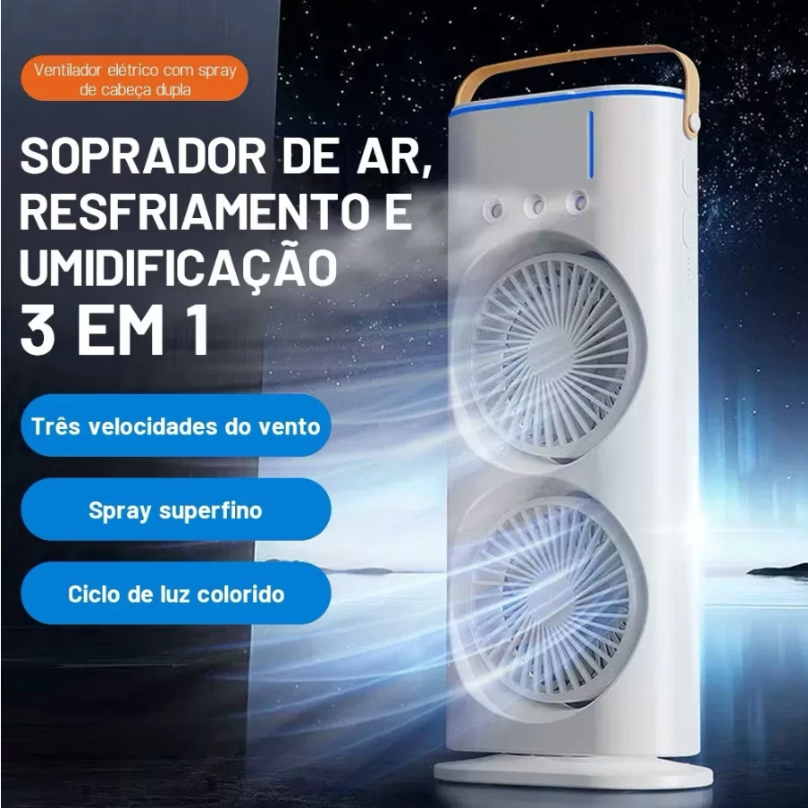 INOVA Mini Ar Condicionado Portátil Arctic Air Cooler Umidificador Luz ...