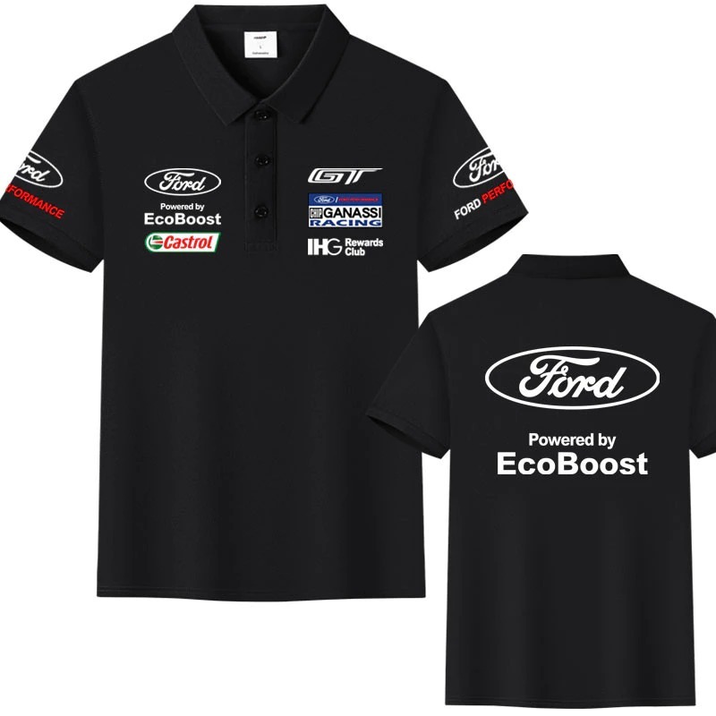 Camisa Polo Corrida Ford GT Le Masculino em Algodão | Shopee Brasil