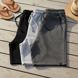 Kit com 3 Bermudas de Moletom Masculinas – Qualidade, Caimento e Praticidade