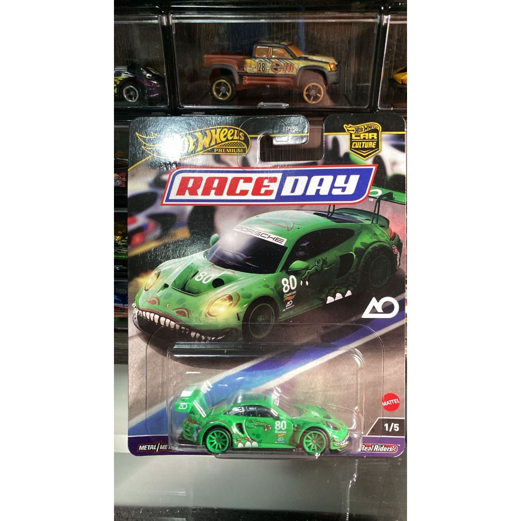 Hot Wheels Rexy Porsche 911 Gt3 R (992) - Race Day Verde | Shopee