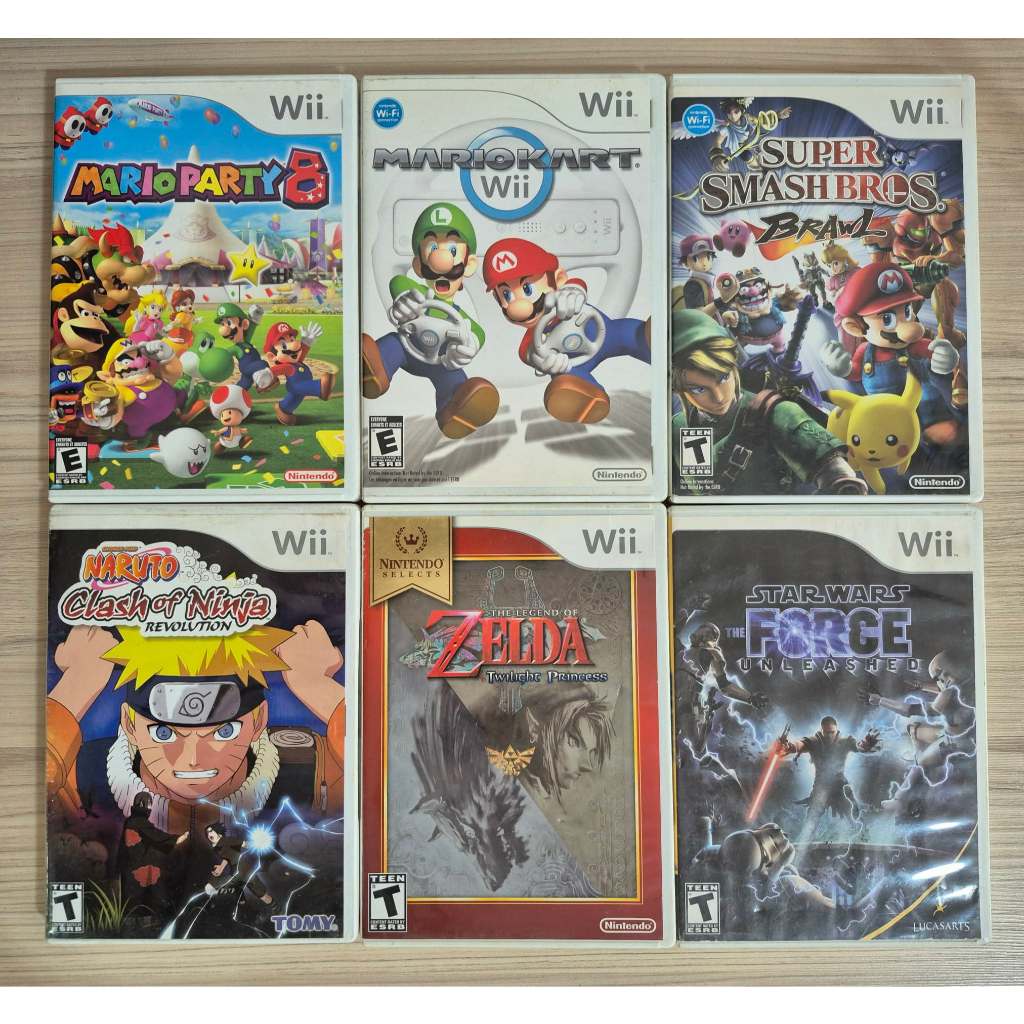 Jogos Originais para Nintendo Wii | Shopee Brasil