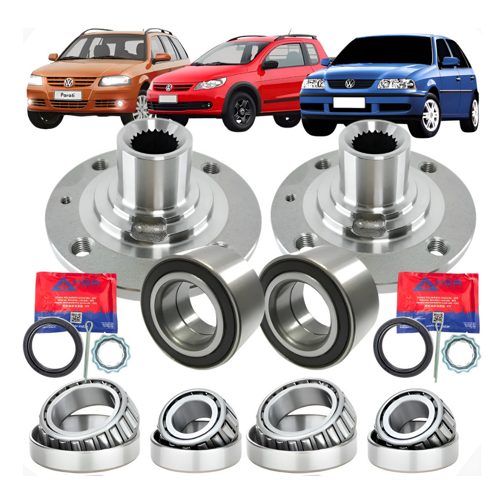 Kit 4 Rolamento Roda + 2 Cubo Dianteiro Gol Parati G2 G3 G4 | Shopee Brasil